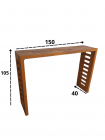 Aparador Balcão Zinzane 150c x 105h x 40p