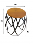 Puff Margot 40c x 45h x 40p