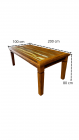 Mesa Mineira 200 cm