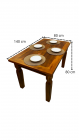 Mesa Mineira 140 cm